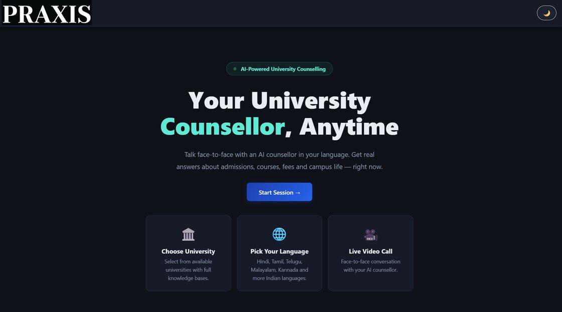 Praxis — AI roleplay session setup